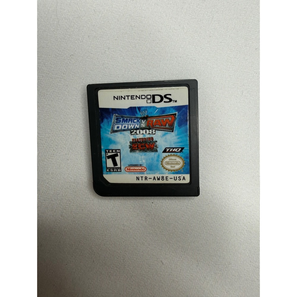 WWE SmackDown vs Raw 2008 Nintendo DS Game
